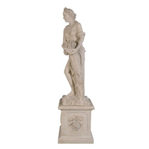 Four Seasons Autumn Statue With Plinth